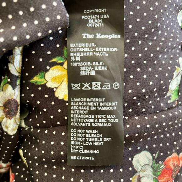 The Kooples - Silk Button Down Blouse - Picture 7 of 8